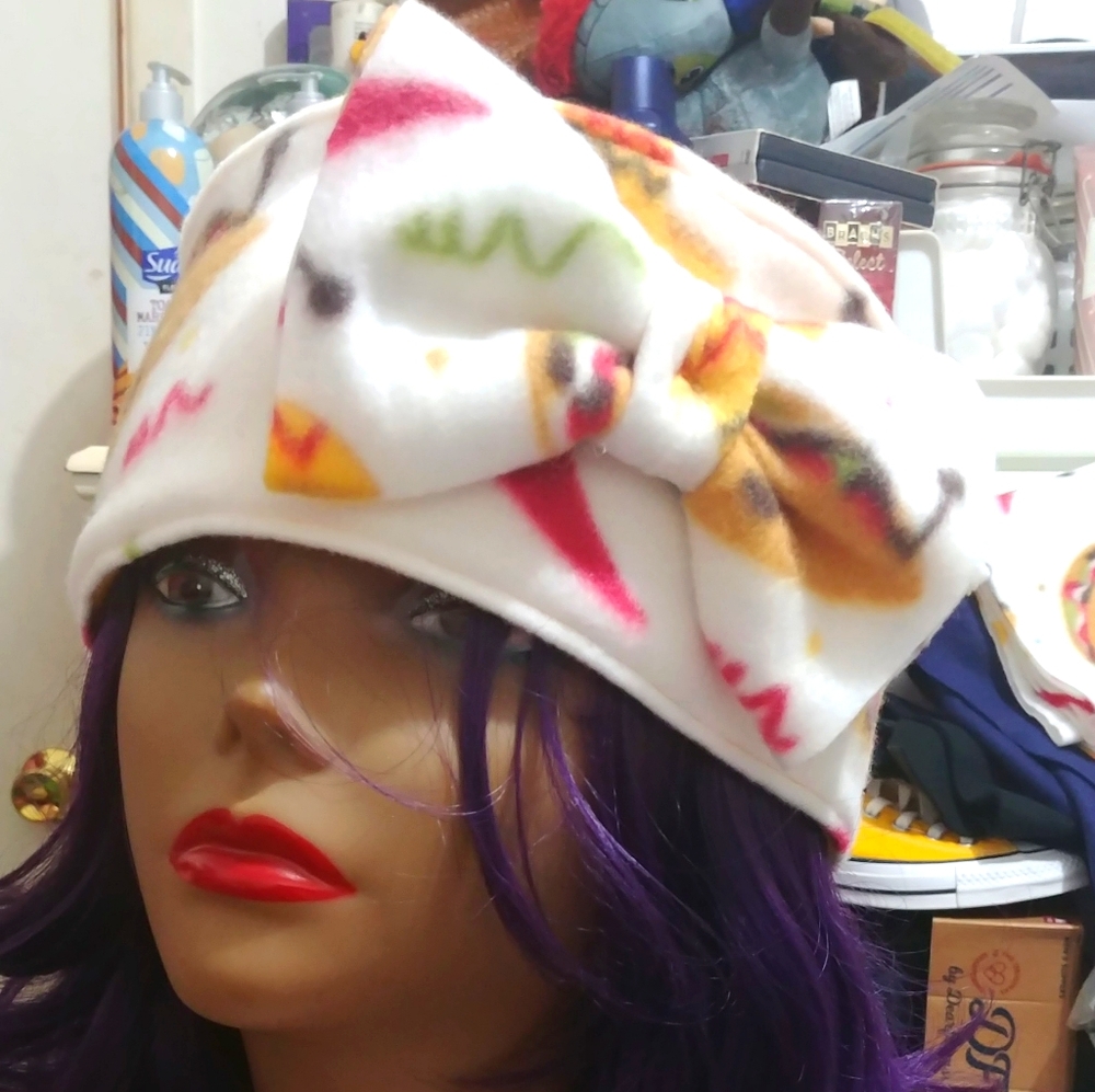 🌮Handmade Happy Taco Print EarWarmer Set